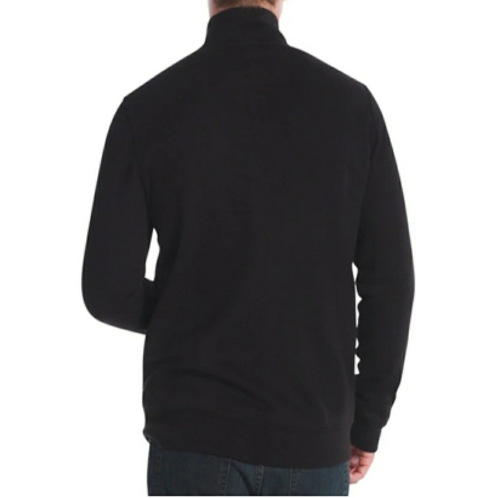 Brand new! Chaps Mens Grey/ Black Color Block zipped light jacket, L. Great gift - Picture 3 of 8